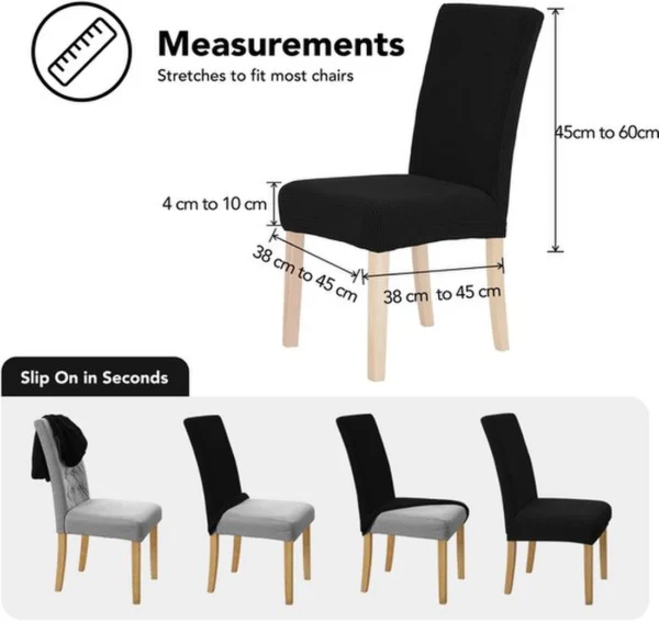 P-87213235030243-20260405184344.webp Unyqoos® Set van twee elastische stoelhoezen voor veelzijdige decoratie en bescherming