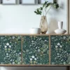 Unyqoos® Waterdicht zelfklevend behang met botanische bloemen voor diverse ruimtes