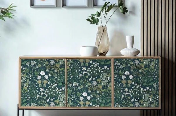 Unyqoos® Waterdicht zelfklevend behang met botanische bloemen voor diverse ruimtes