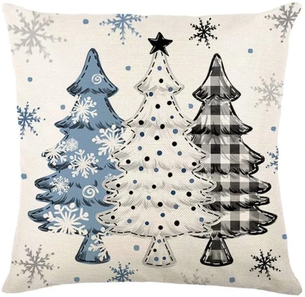 P-87213235108620-20260406111443.webp Unyqoos® Decoratieve kussenslopen met kerstthema voor sfeervolle winterinterieurs