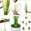 Unyqoos® Grote decoratieve kunstplant in pot voor interieur en exterieur gebruik