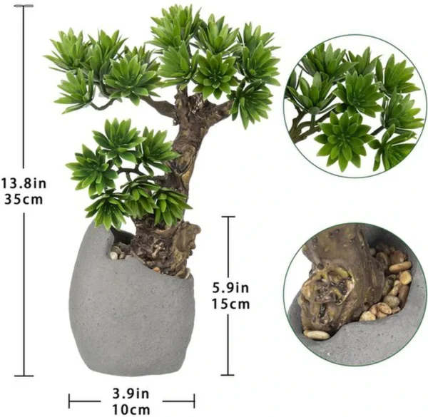 P-87213235119205-20260405135138.webp Unyqoos® Natuurgetrouwe kunstbonsai met cementpot voor stijlvolle interieurdecoratie