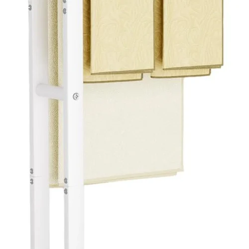 P-87213235133060-20260405184548.webp Unyqoos® Vrijstaand handdoekenrek met dubbele stang en stabiele voet voor badkamer