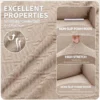 Unyqoos® Elastische bankhoes voor driezitsbank met antislip en huisdierbescherming
