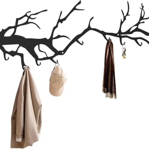 P-87213235175640-20260406115710.webp Unyqoos® Stijlvolle en Functionele Metalen Wandhaken voor Jassen, Tassen en Accessoires