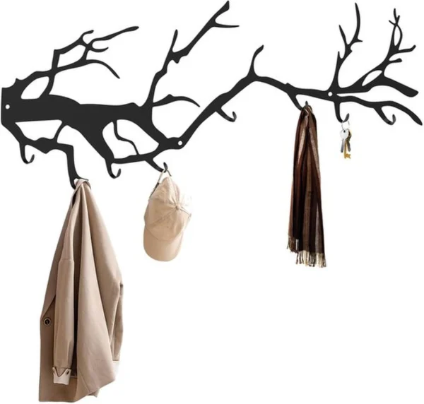 Unyqoos® Stijlvolle en Functionele Metalen Wandhaken voor Jassen, Tassen en Accessoires