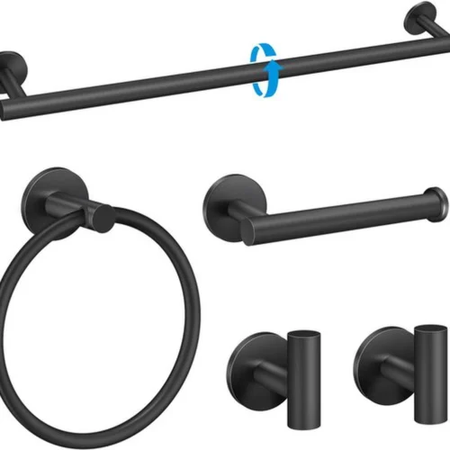 P-87213235201440-20260405184452.webp Unyqoos® Zelfklevende handdoekhouder set van 5 voor badkamer zonder boren