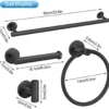 P-87213235201441-20260405184459.webp Unyqoos® Zelfklevende handdoekhouder set van 5 voor badkamer zonder boren