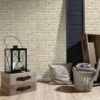 Unyqoos® Hoogwaardig vliesbehang met steenmotief voor stijlvol interieurontwerp
