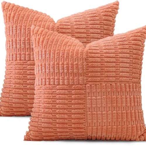 P-87213235205190-20260406113612.webp Unyqoos® Set van 2 decoratieve corduroy kussenslopen met streepdesign voor woonkamer