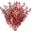 P-87213235209530-20260406093917.webp Unyqoos® Set van 10 decoratieve sneeuwrode bessentakken voor kerstdecoratie