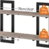 Unyqoos® Zweelaags zwevend wandplankenset voor veelzijdig gebruik in huis