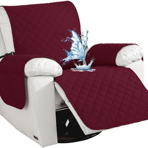 P-87213235216460-20260405182531.webp Unyqoos® Waterafstotende en Krasbestendige Stoelhoes met Opbergvakken voor Fauteuil, bordeaux, 114*60*50 cm