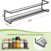 P-87213235248142-20260406102239.webp Unyqoos® Stijlvol metalen kruidenrek voor wandmontage met flexibele opstelling