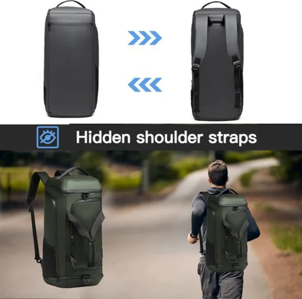 Unyqoos® Veelzijdige en Ruime Sporttas met Schoenenvak en Waterdichte Opbergvakken voor Actieve Reizigers
