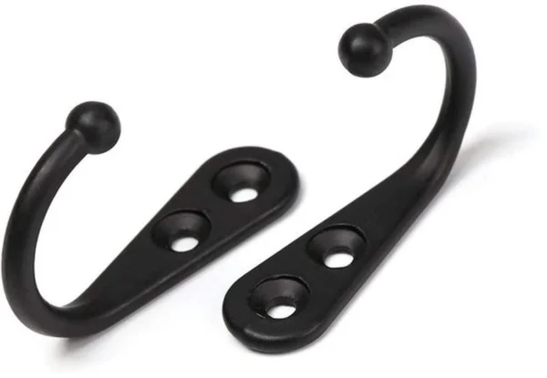 P-87213235255907-20260406115920.webp Unyqoos® Set van 10 multifunctionele retro wandhaken in zwarte vintage stijl