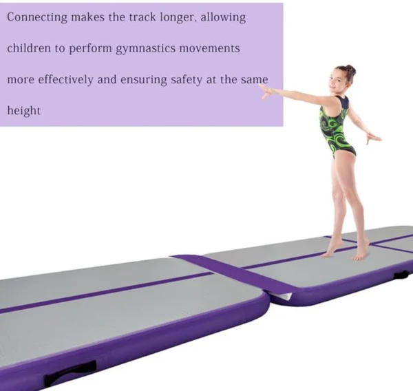 Unyqoos® Paars verbindingsband voor opblaasbare gymnastiek en yogamatten