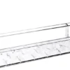 Unyqoos® Transparante wandplank met zuignappen en afvoergaten voor badkamergebruik