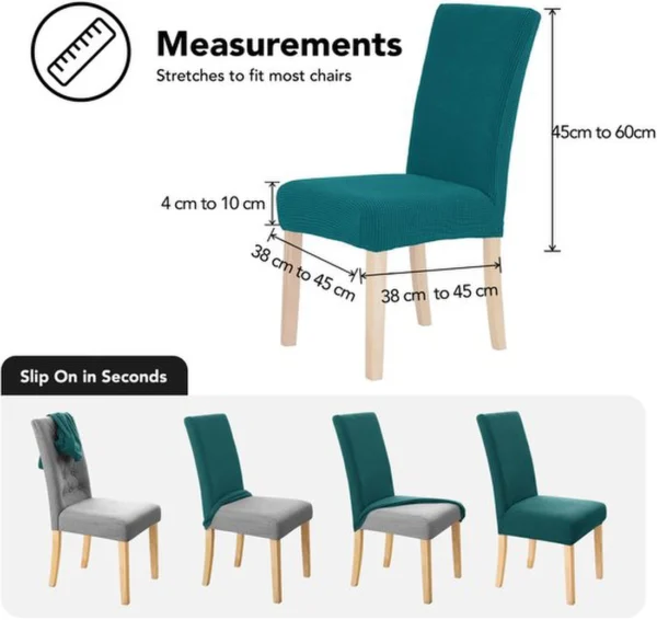P-87213235293761-20260405183415.webp Unyqoos® Set van twee elastische stoelhoezen voor veelzijdige stoelbescherming en decoratie