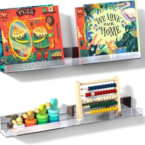 P-87213235297650-20260406083038.webp Unyqoos® Transparant magnetisch acryl boekenrek voor whiteboards en koelkasten