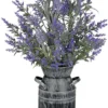 P-87213235304880-20260405135648.webp Unyqoos® Rustieke decoratieve lavendel kunstbloemen in vintage melkkan voor sfeervolle inrichting, paars, 45 cm