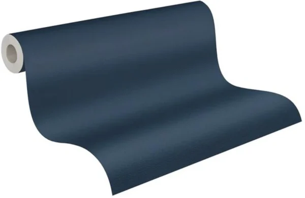 P-87213235331200-20260405113310.webp Unyqoos® Stijlvol blauw vliesbehang met lichte structuur voor elke woonruimte
