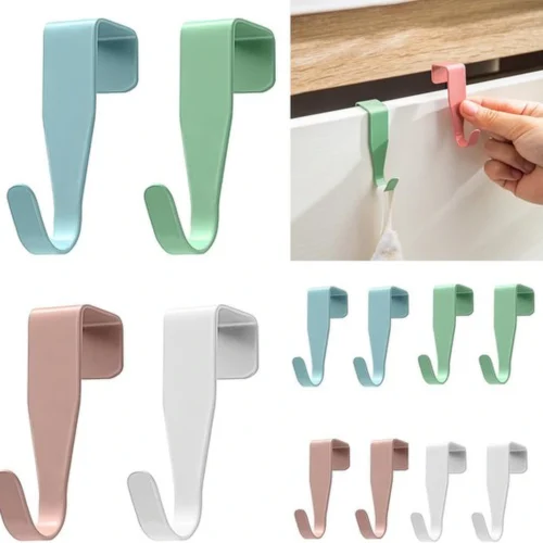 P-87213235348370-20260406120046.webp Unyqoos® Set van 12 kleurrijke en robuuste koolstofstalen deurhaken voor veelzijdig gebruik in huis