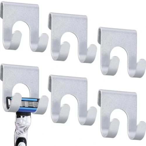 P-87213235398630-20260406120244.webp Unyqoos® Set van zes multifunctionele haken voor badkamer en keuken zonder boren