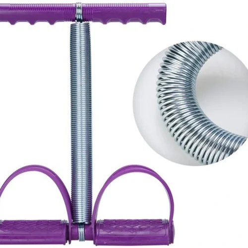 Unyqoos® Draagbaar fitnessapparaat met elastische veren voor thuis en kantoor workouts