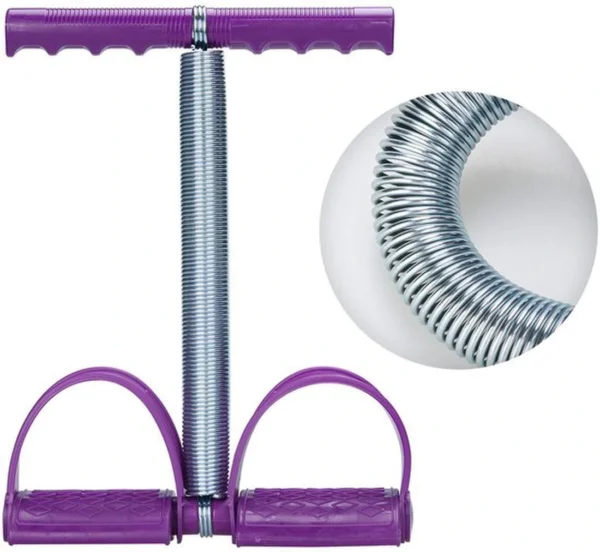 Unyqoos® Draagbaar fitnessapparaat met elastische veren voor thuis en kantoor workouts