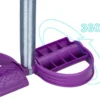 Unyqoos® Draagbaar fitnessapparaat met elastische veren voor thuis en kantoor workouts