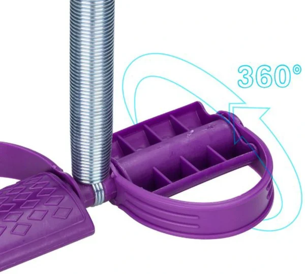 Unyqoos® Draagbaar fitnessapparaat met elastische veren voor thuis en kantoor workouts
