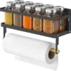 P-87213235457720-20260406102501.webp Unyqoos® Multifunctioneel Magnetisch Kruidenrek met Opvouwbaar Ontwerp en Extra Opslagmogelijkheden