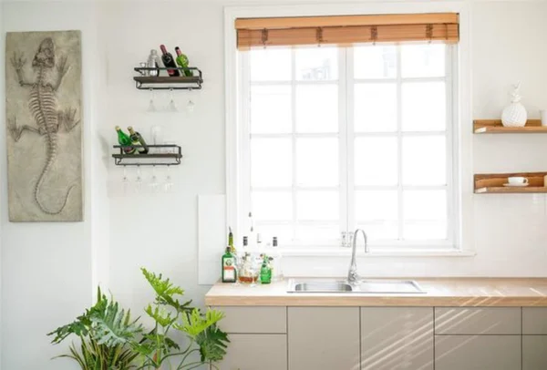 Unyqoos® Rustieke wandgemonteerde wijnrekken set van 2 voor stijlvolle wijnopslag