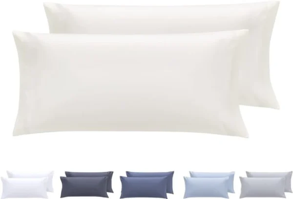 P-87213235471580-20260406113658.webp Unyqoos® Set van twee hypoallergene kussenslopen van zachte microvezel