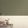 Unyqoos® Realistisch houtlook vliesbehang met geïntegreerde plint voor elegante woonruimtes