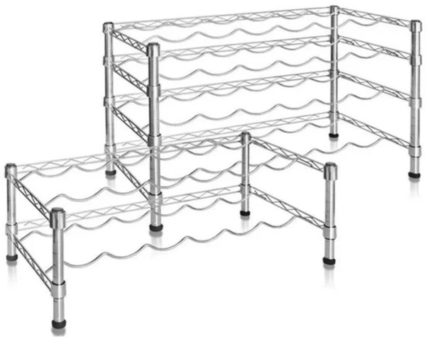 P-87213235475300-20260406105822.webp Unyqoos® Stijlvol en ruimtebesparend wijnrek voor 24 flessen met 4 etages