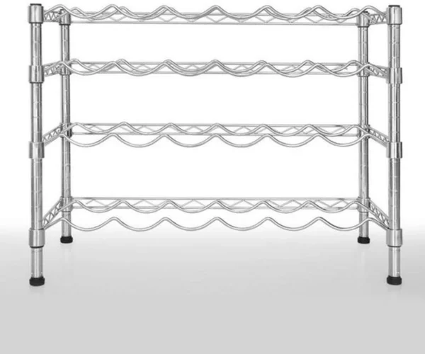 P-87213235475303-20260406105827.webp Unyqoos® Stijlvol en ruimtebesparend wijnrek voor 24 flessen met 4 etages