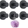 Unyqoos® Set van 6 sterke zelfklevende haken voor keuken, badkamer en kantoor