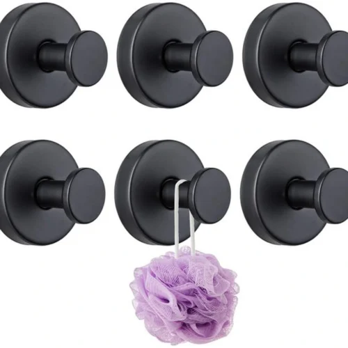 Unyqoos® Set van 6 sterke zelfklevende haken voor keuken, badkamer en kantoor