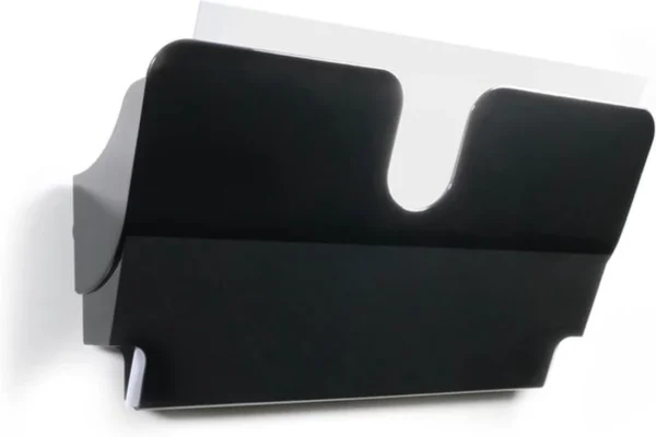 Unyqoos® Magnetische wandhouder voor A4 documenten en flyers in zwart ontwerp