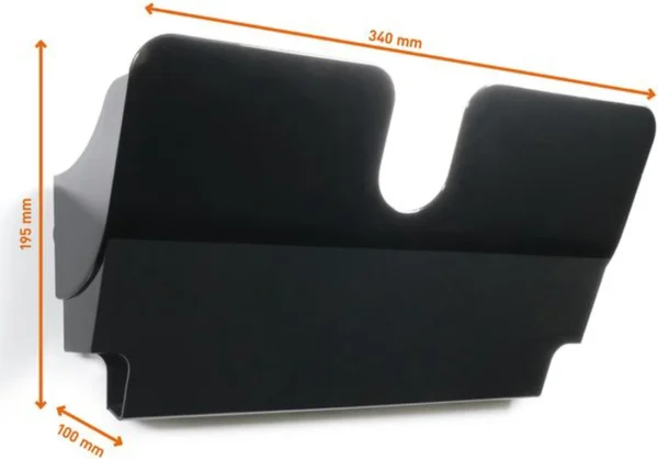 Unyqoos® Magnetische wandhouder voor A4 documenten en flyers in zwart ontwerp
