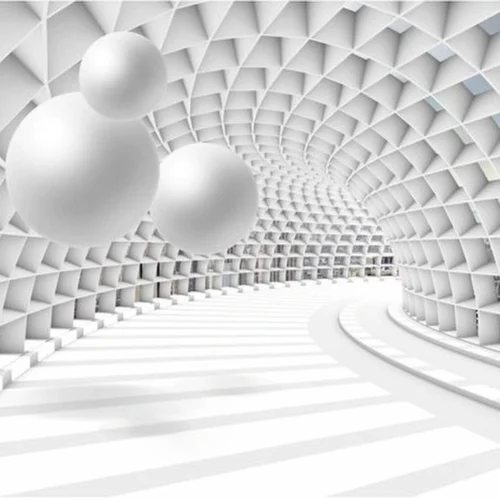 Unyqoos® 3D Abstract Fotobehang in Groot Formaat voor Woonkamer of Slaapkamer