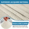 Unyqoos® Elastische en wasbare stoelhoezen set voor veelzijdig gebruik in huis en evenementen