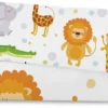 Unyqoos® Levendig Kinderbeddengoed Set met Safari Dierenprint en Ritssluiting voor Jongens, 100 x 135 cm