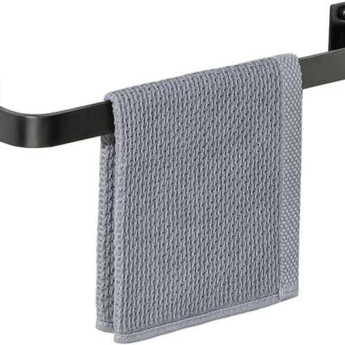P-87213235542930-20260405182755.webp Unyqoos® Stijlvolle zwarte handdoekhouder 40 cm voor badkamer en keuken