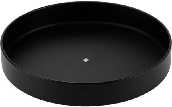 P-87213235546136-20260406102645.webp Unyqoos® Zwart draaiplateau voor keuken en kast met stevige koolstofstalen constructie