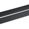 Unyqoos® Zelfklevende handdoekhouder van roestvrij staal voor badkamer en keuken zonder boren, zwart, 40 cm