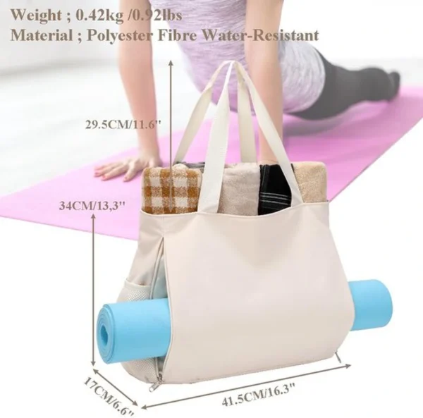 P-87213235590454-20260406084333.webp Unyqoos® Multifunctionele Sporttas voor Dames en Heren met Yogamatvak en Waterdichte Compartimenten