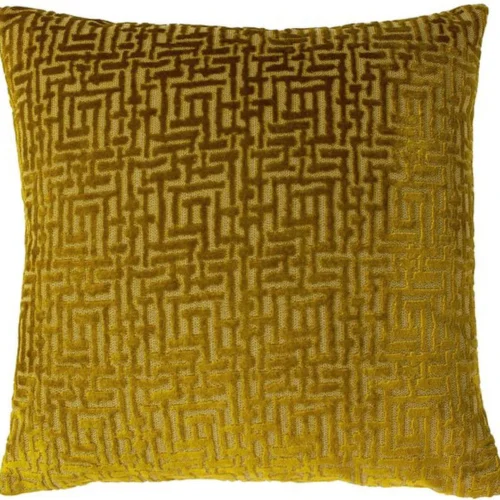 Unyqoos® Stijlvolle jacquard kussenhoes in goudkleur voor elk interieur